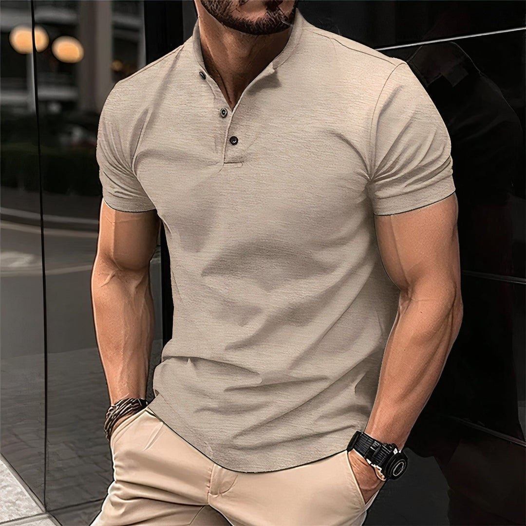 Lorenzo™ No-Collar Polo