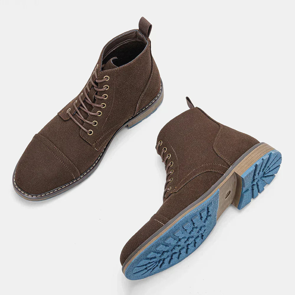 Keith | Vintage Derby Shoes with Toe
