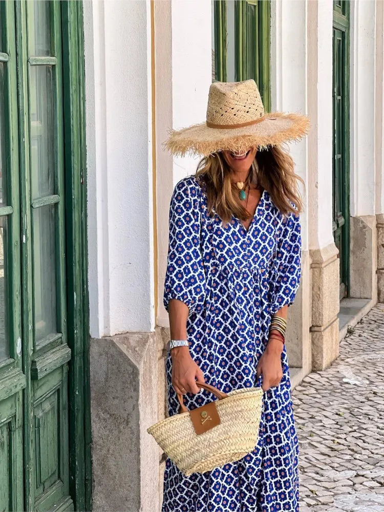 Roosmarijn | Boho Midi Dress