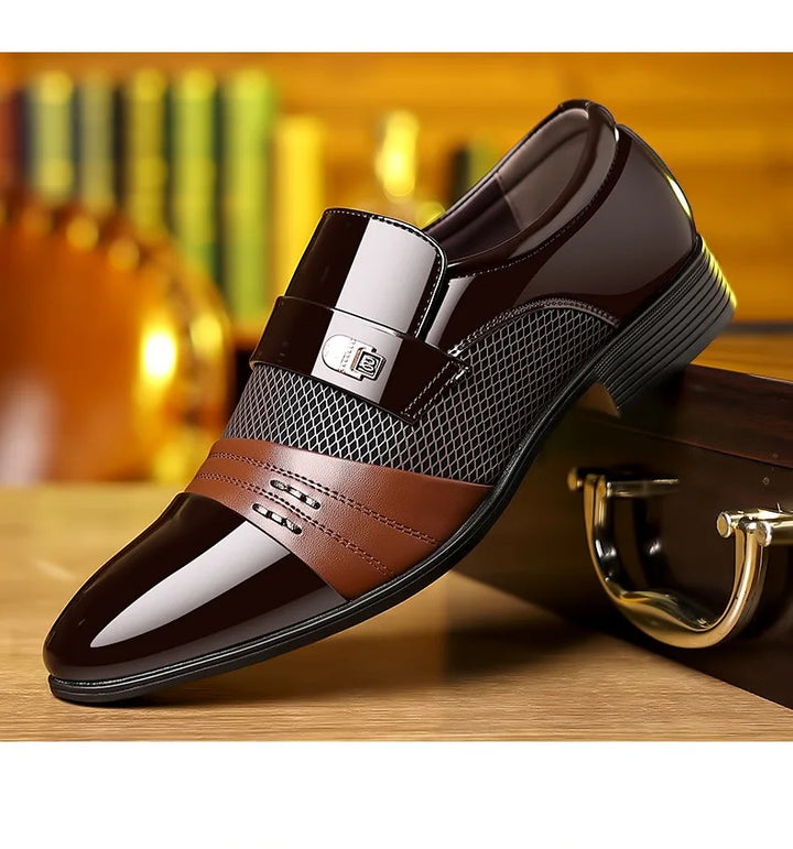 MILO™ | URBAN LEATHER SNEAKERS WITH THICK SOLE FOR MEN