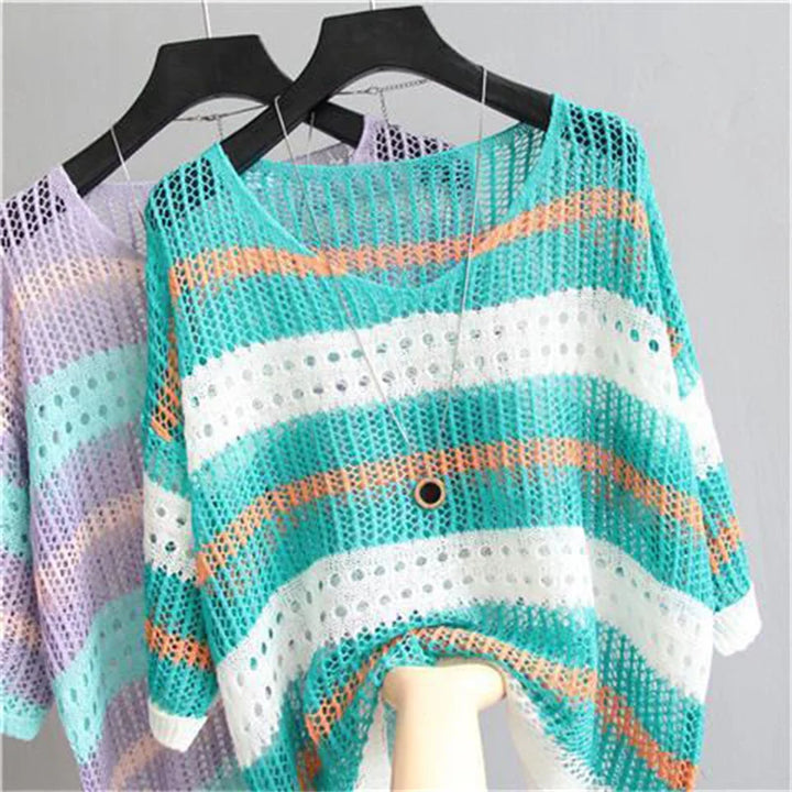Emelda | Airy openwork top