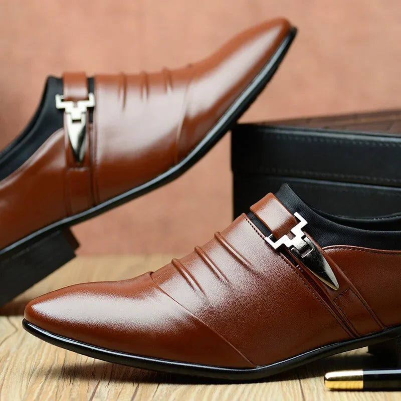 JULIAN™ | LUXURIOUS COTTON & LEATHER OXFORD SHOES FOR MEN
