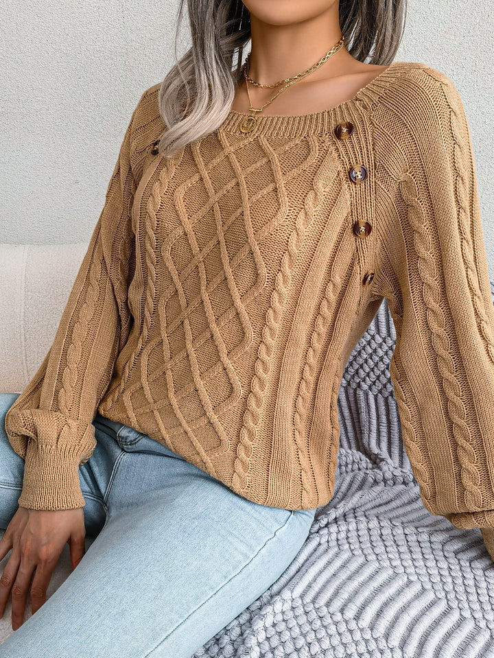 Sorrento Knitted Button Sweater