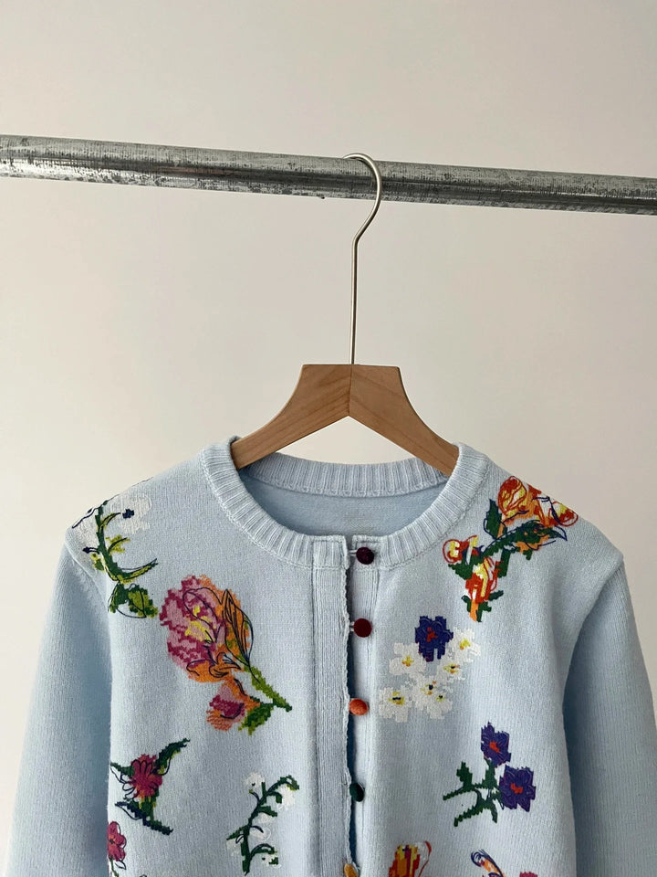 Sahara | Elegant vest with flowers
