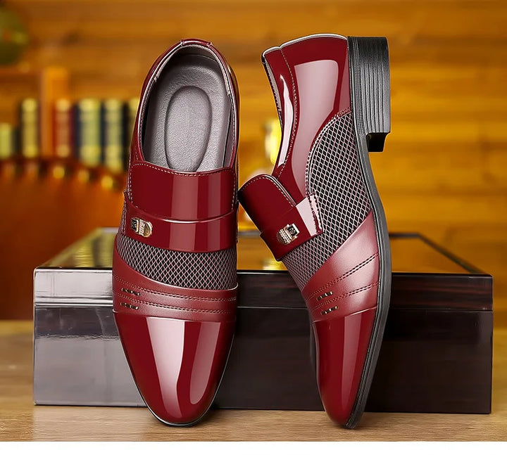 MILO™ | URBAN LEATHER SNEAKERS WITH THICK SOLE FOR MEN