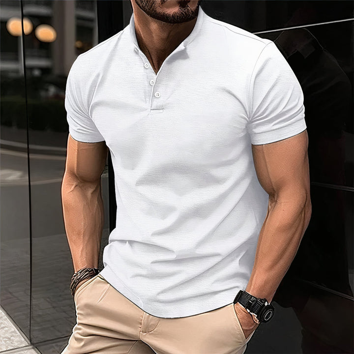 Lorenzo™ No-Collar Polo