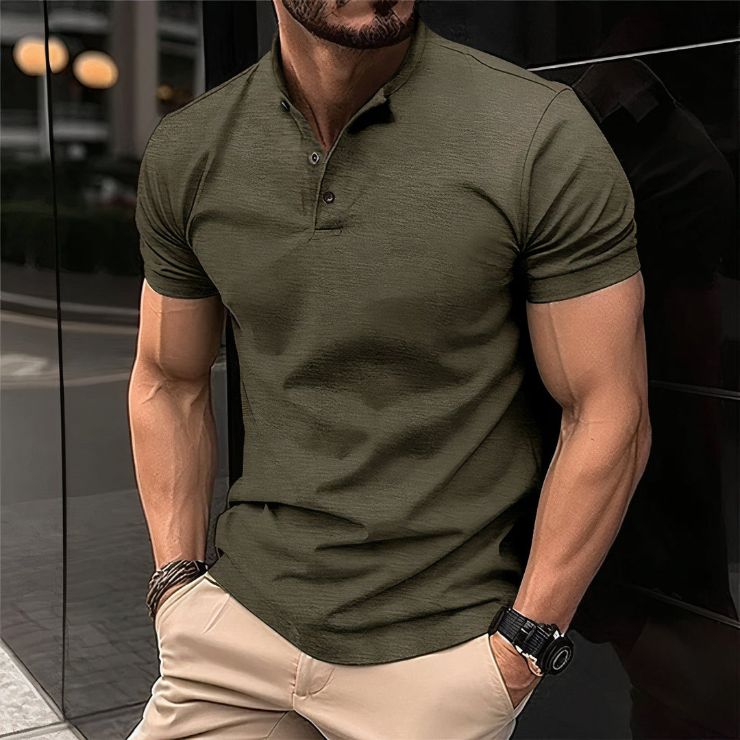 Lorenzo™ No-Collar Polo