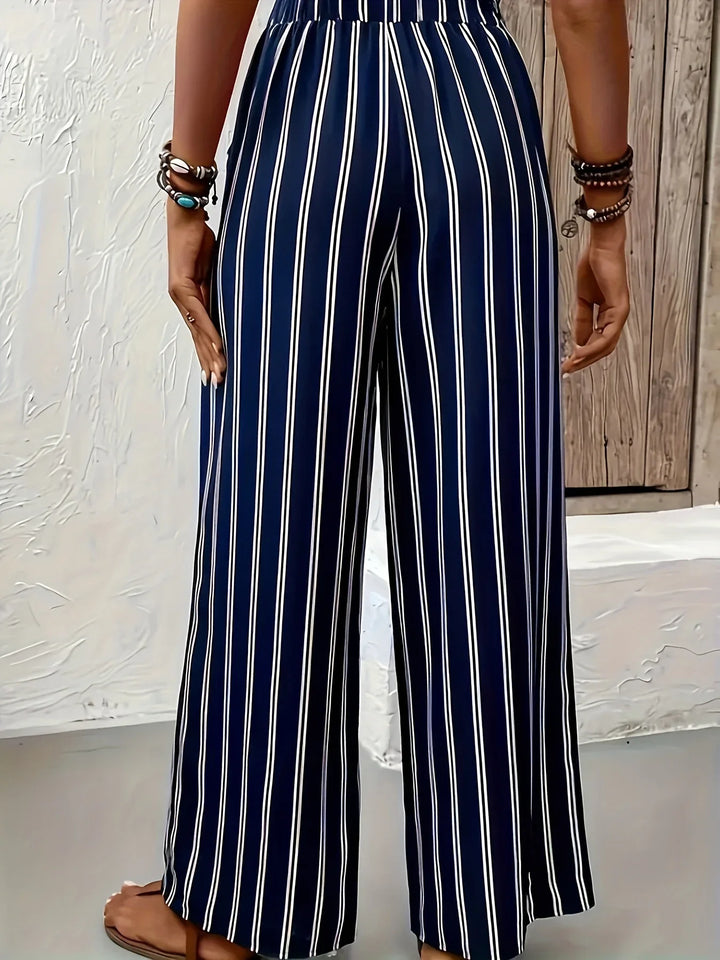 Abby | Stylish Striped Wide-Leg Pants