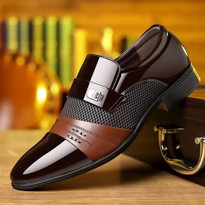 MILO™ | URBAN LEATHER SNEAKERS WITH THICK SOLE FOR MEN
