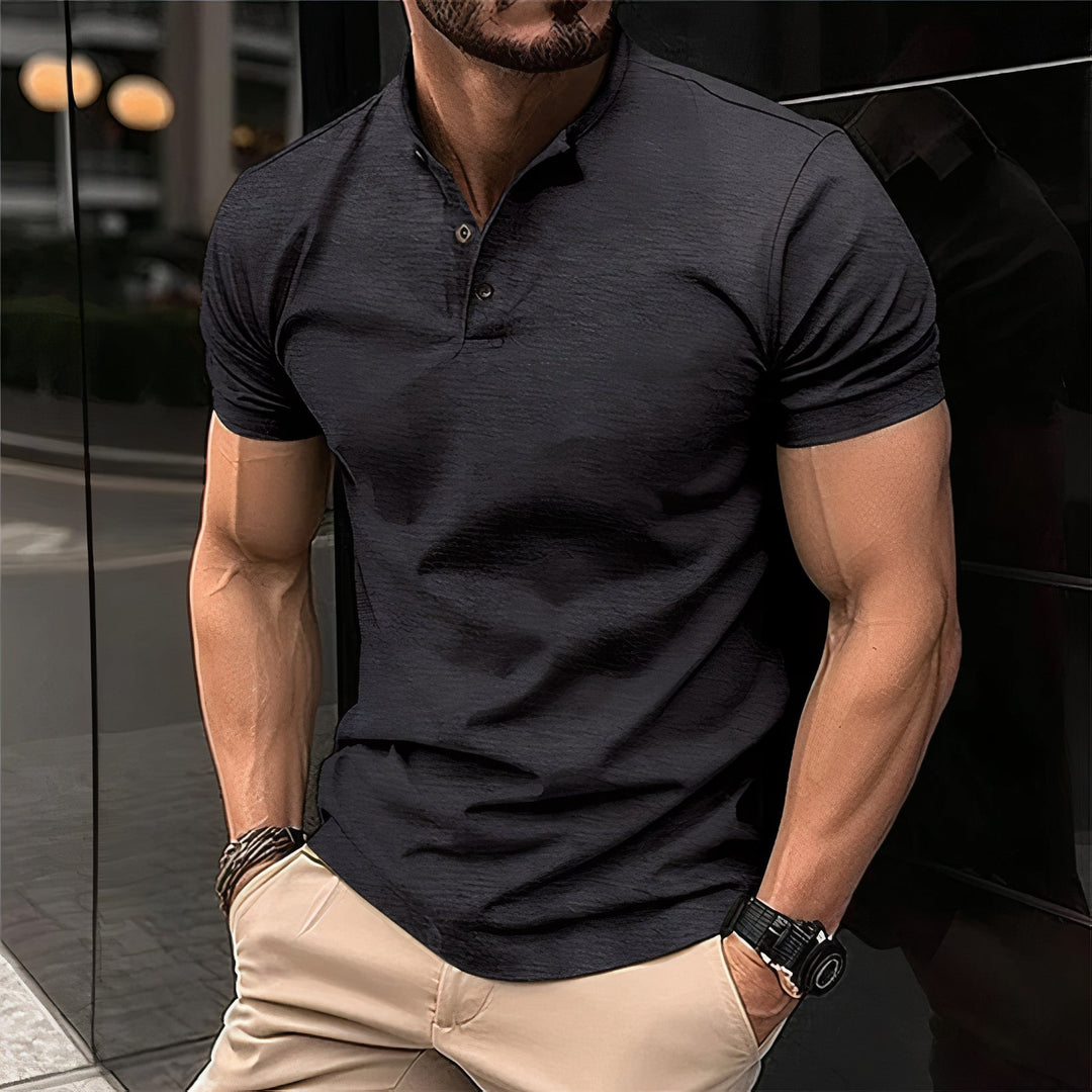 Lorenzo™ No-Collar Polo