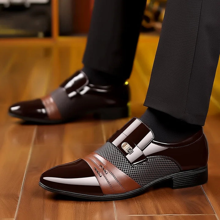 MILO™ | URBAN LEATHER SNEAKERS WITH THICK SOLE FOR MEN