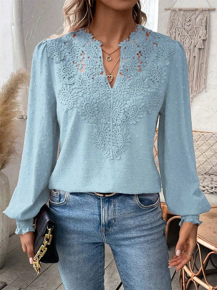 Charlene | Elegant blouse with decorative details