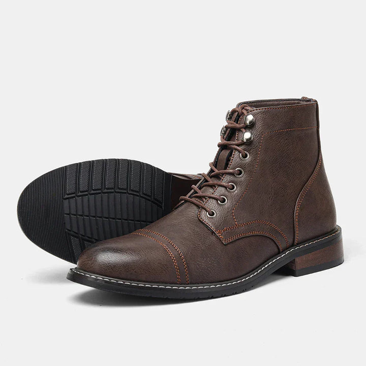 Keith | Vintage Derby Shoes with Toe