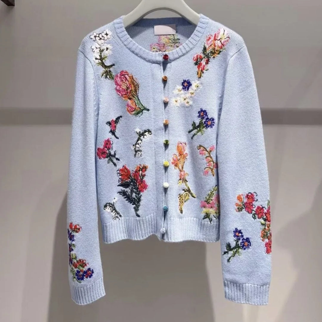 Sahara | Elegant vest with flowers