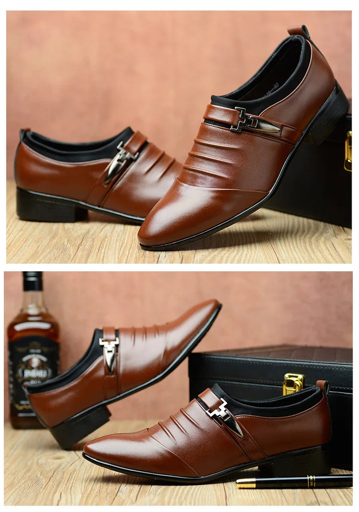 JULIAN™ | LUXURIOUS COTTON & LEATHER OXFORD SHOES FOR MEN