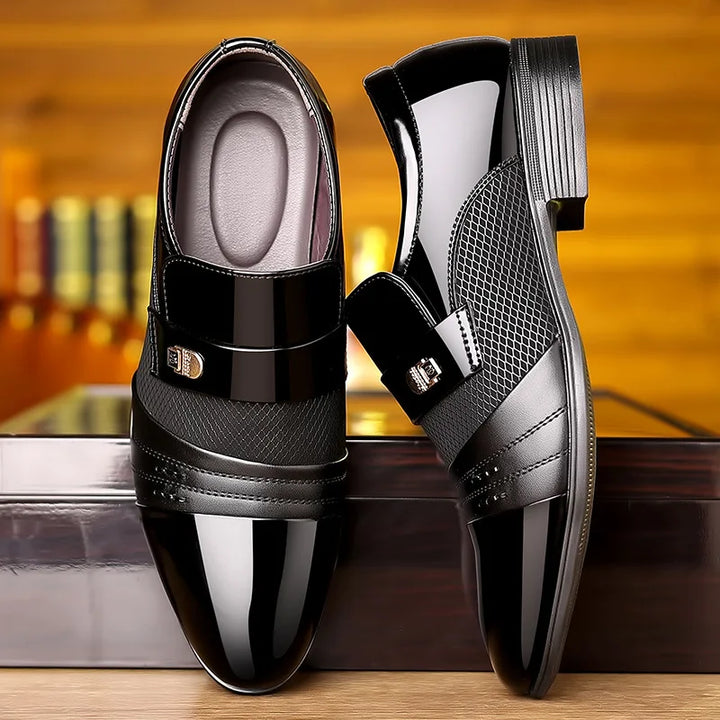 MILO™ | URBAN LEATHER SNEAKERS WITH THICK SOLE FOR MEN