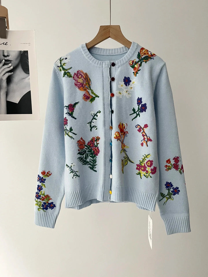 Sahara | Elegant vest with flowers