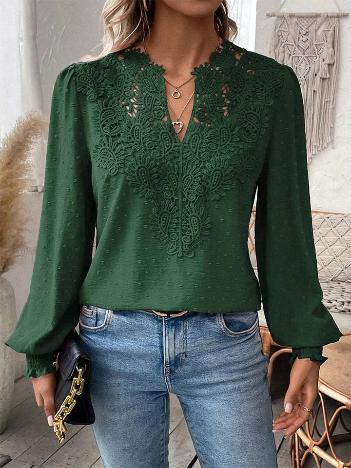 Charlene | Elegant blouse with decorative details