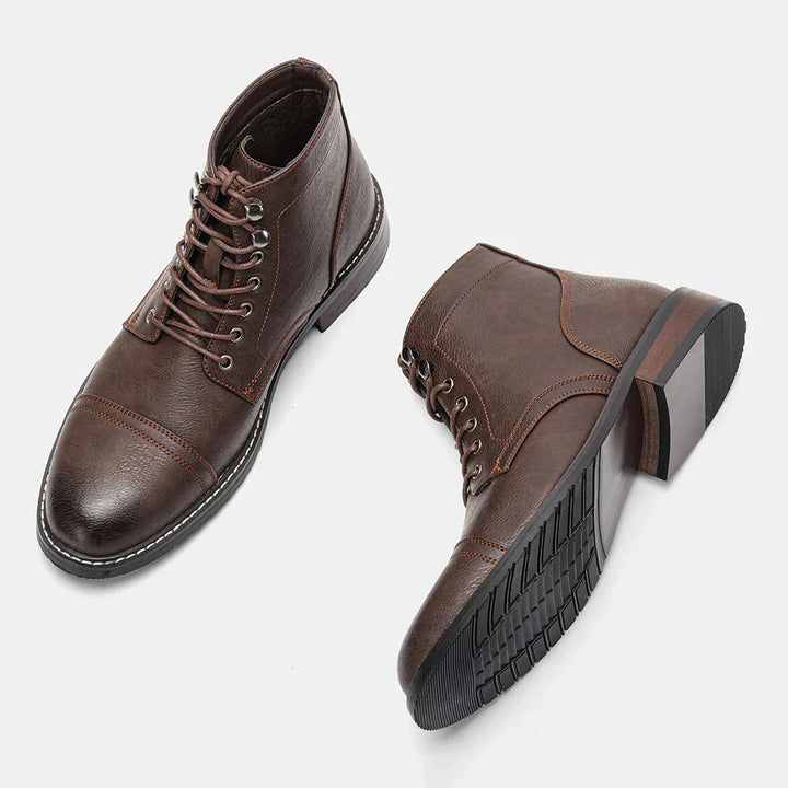 Keith | Vintage Derby Shoes with Toe