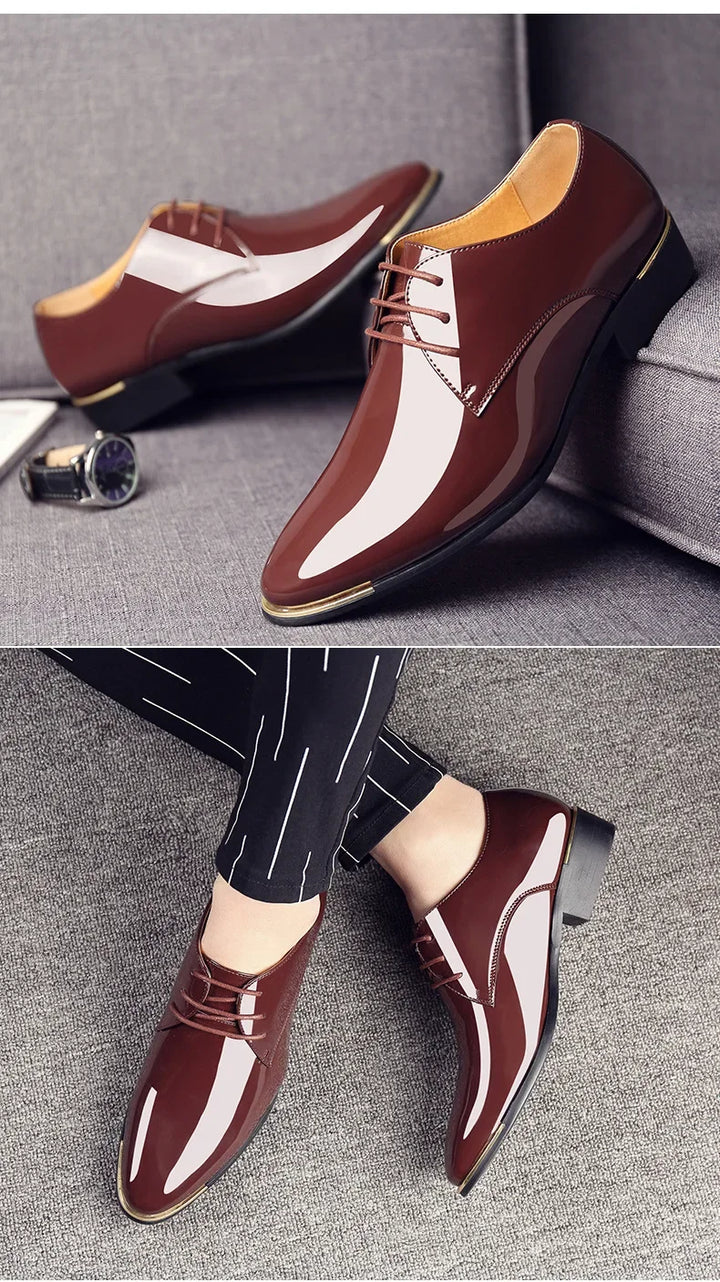 HENRY™ | BRITISH STYLE PATENT LEATHER SHOES FOR MEN