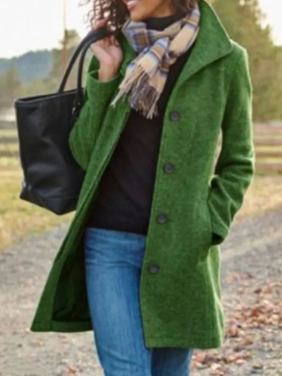 Madeline™ – Cozy Mid-Length Everyday Coat