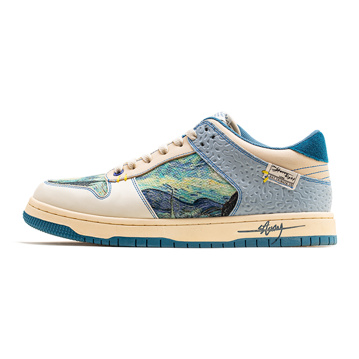 Van Gogh Starry Mirror Inspired Sneakers