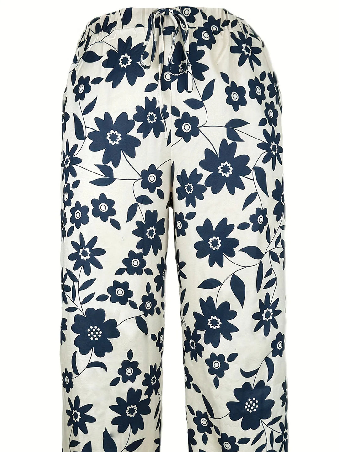 Lavina | Loose pants with a stylish floral print