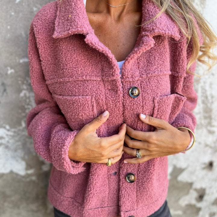 Annie | Trendy coat with soft fabric