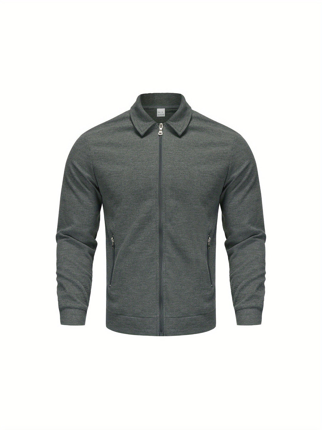 Marvin – Casual Polyester Jacket with Zipper