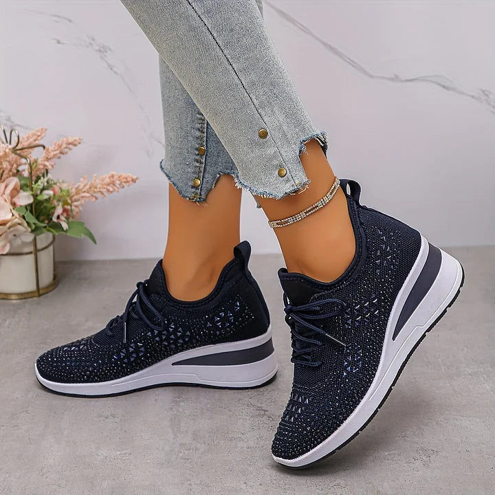 Olivia – Elegant Sparkling Orthopedic Sneakers