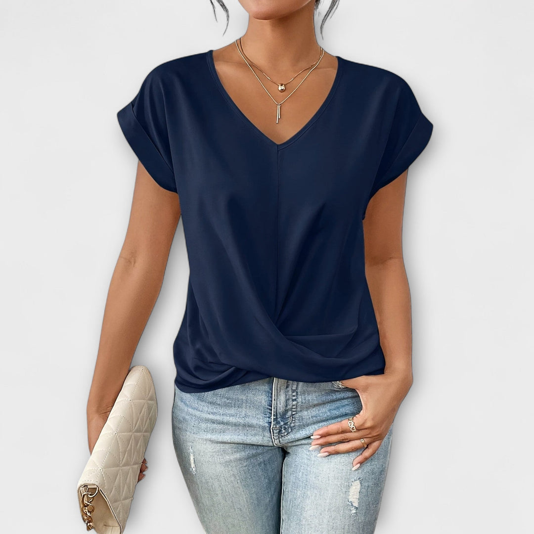 Twist Charm V-Neck Top