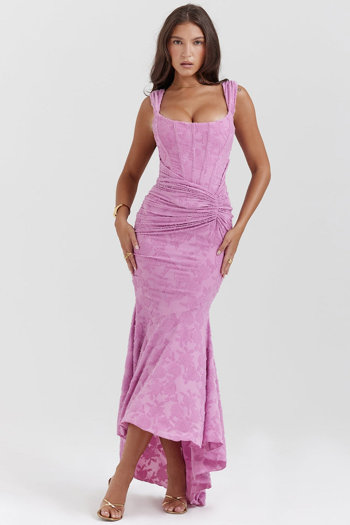 Bente vee™ | Elegant Long Dress with Corset Silhouette