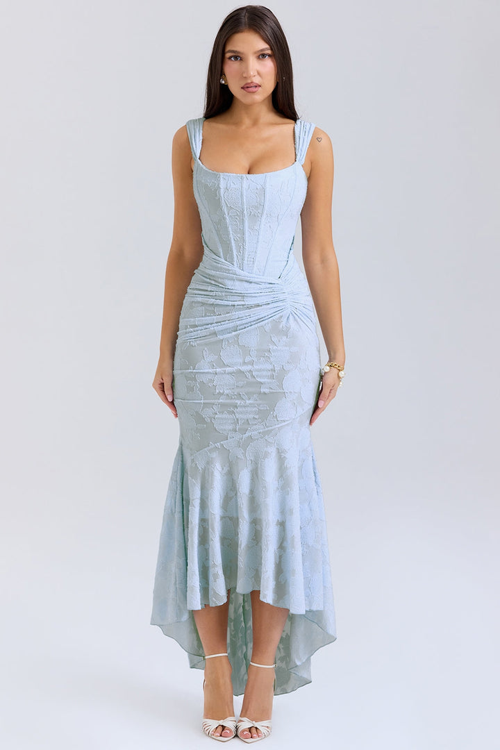 Bente vee™ | Elegant Long Dress with Corset Silhouette