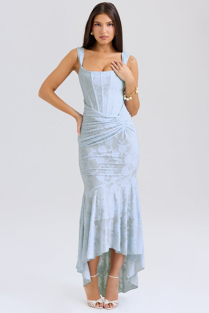 Bente vee™ | Elegant Long Dress with Corset Silhouette