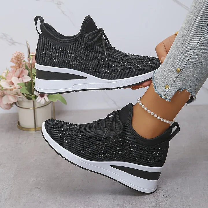 Olivia – Elegant Sparkling Orthopedic Sneakers