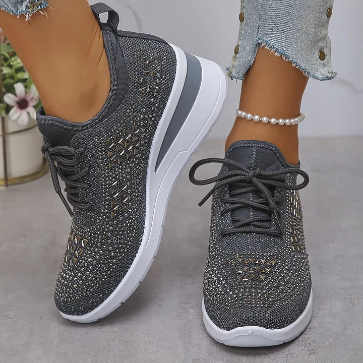 Olivia – Elegant Sparkling Orthopedic Sneakers