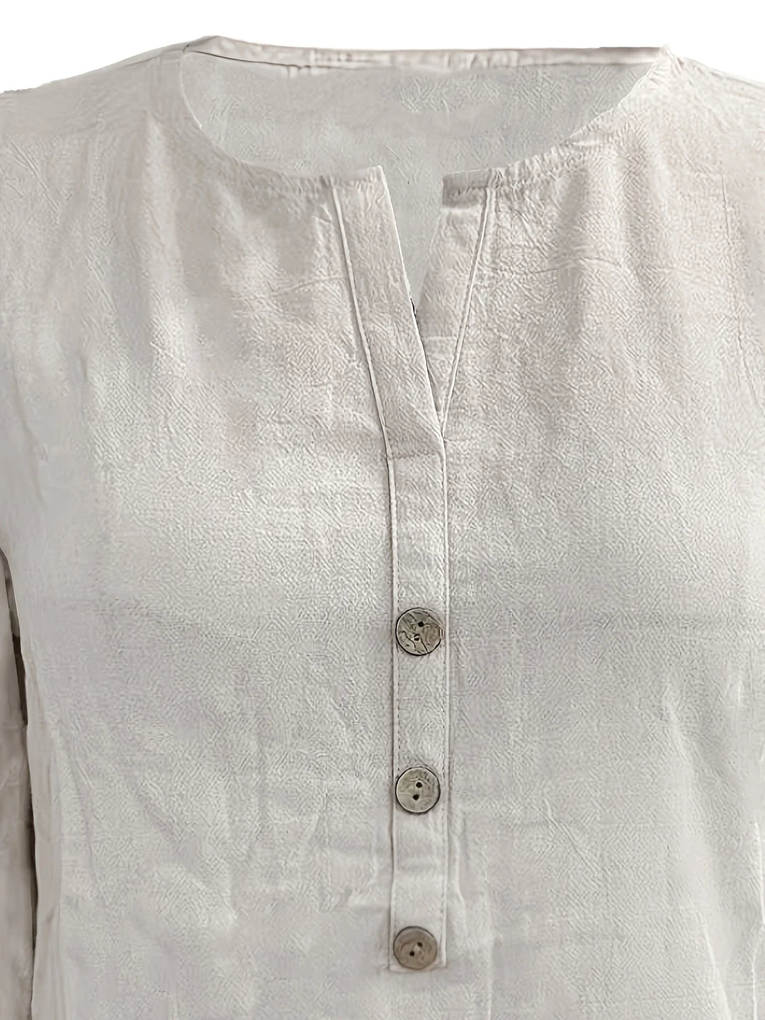 Mykaela – Casual Blouse Made of Cotton and Linen