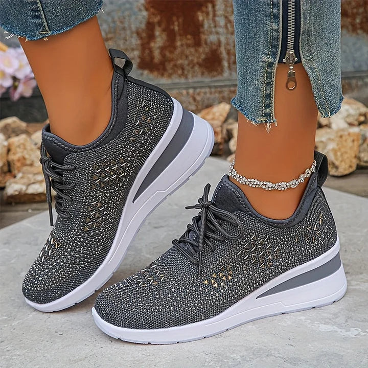 Olivia – Elegant Sparkling Orthopedic Sneakers