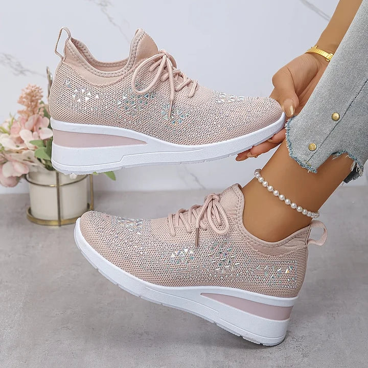 Olivia – Elegant Sparkling Orthopedic Sneakers
