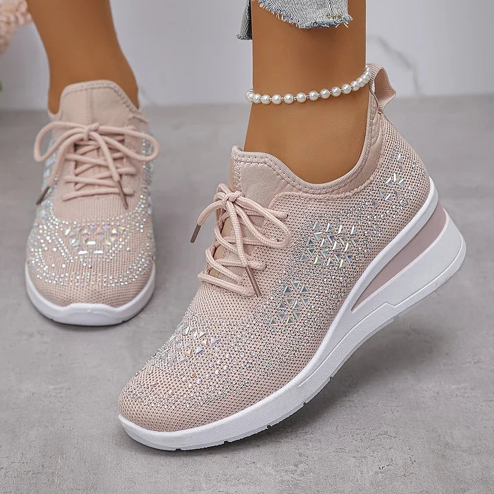 Olivia – Elegant Sparkling Orthopedic Sneakers