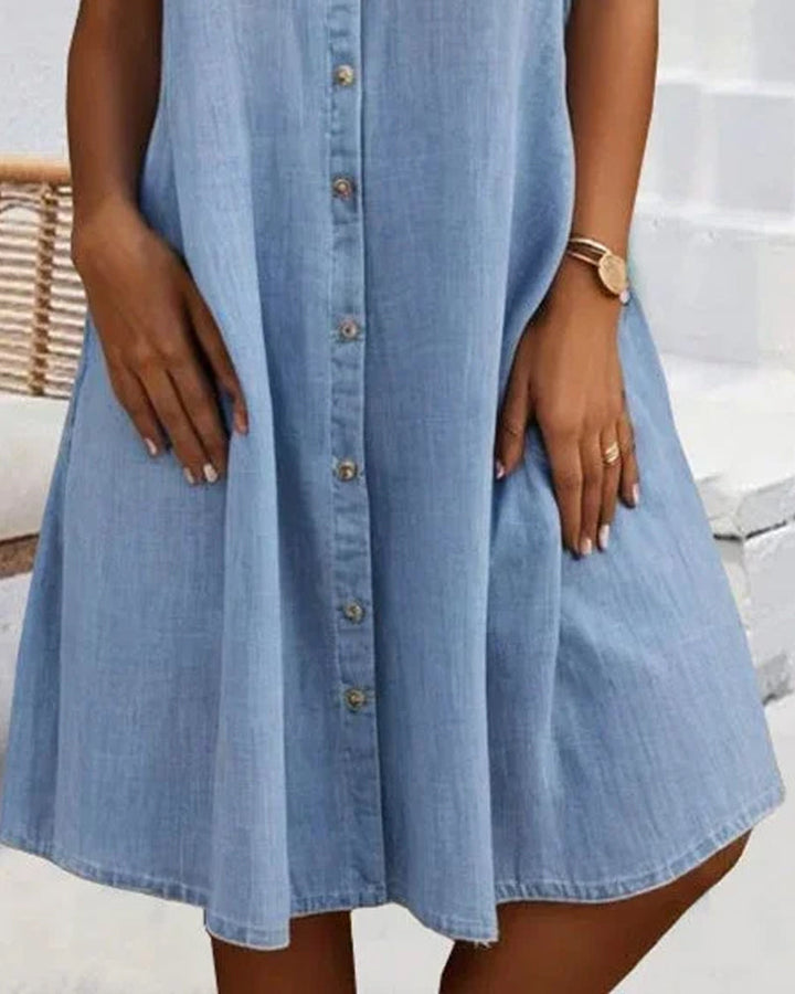 Joanna - Short Sleeved Midi Dress