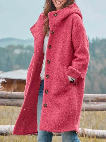 Britt | Jacket with Buttons and Hood