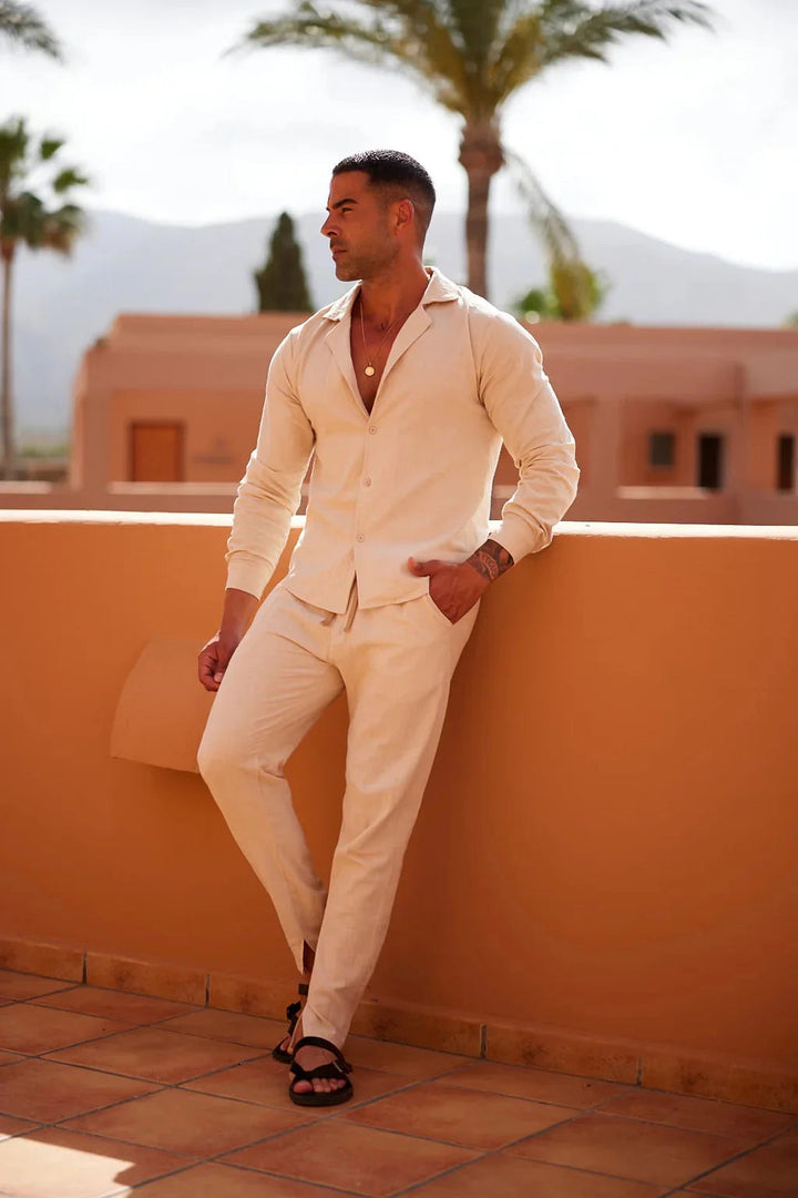 Donato – Casual Two-Piece Set with Long Sleeves