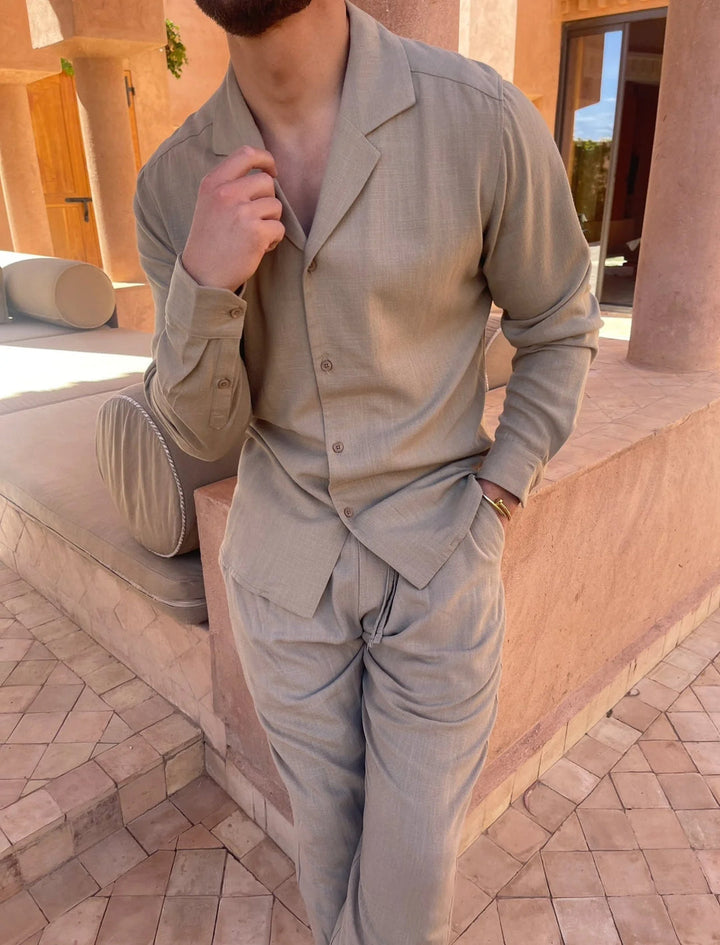Donato – Casual Two-Piece Set with Long Sleeves