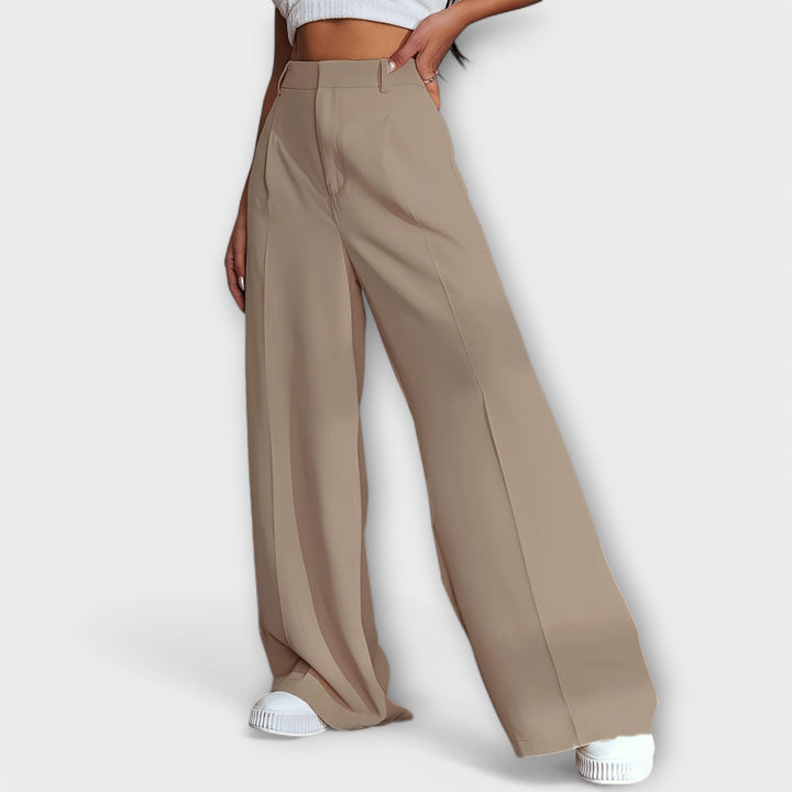 Iara™ | High-Waist Wide-Leg Trousers