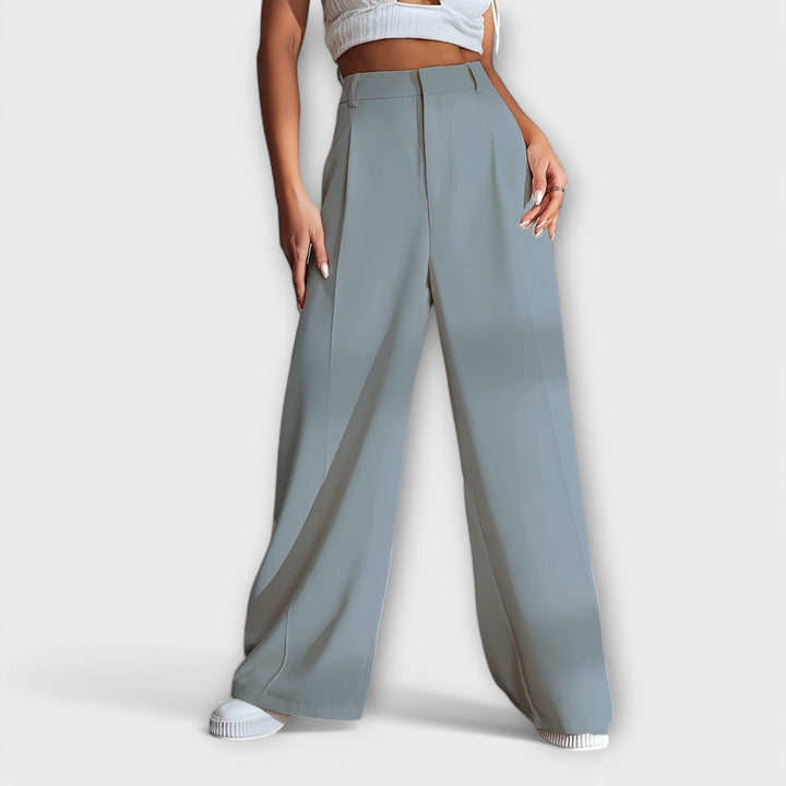 Iara™ | High-Waist Wide-Leg Trousers