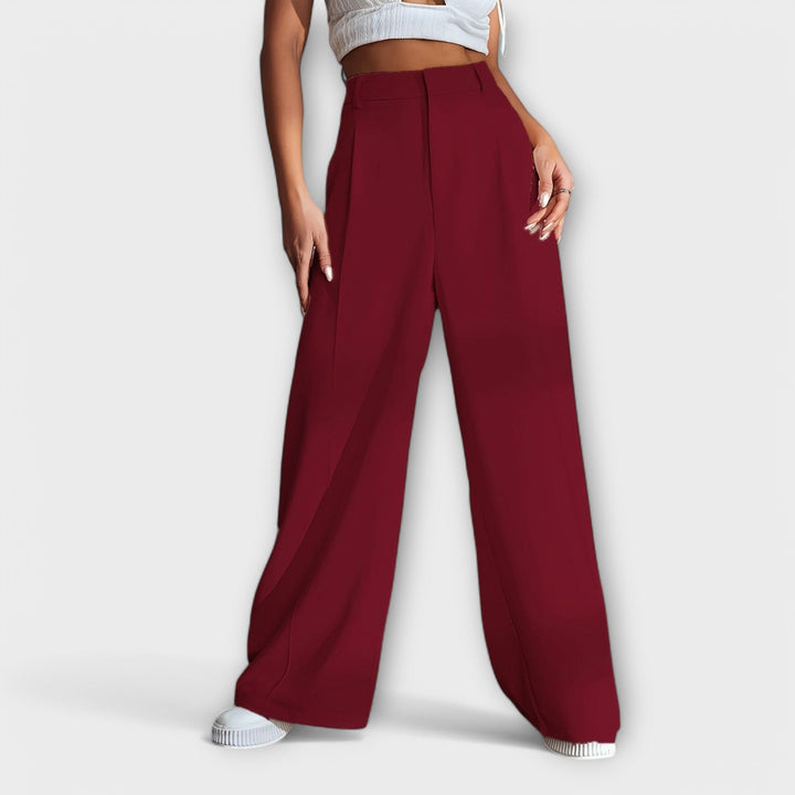 Iara™ | High-Waist Wide-Leg Trousers