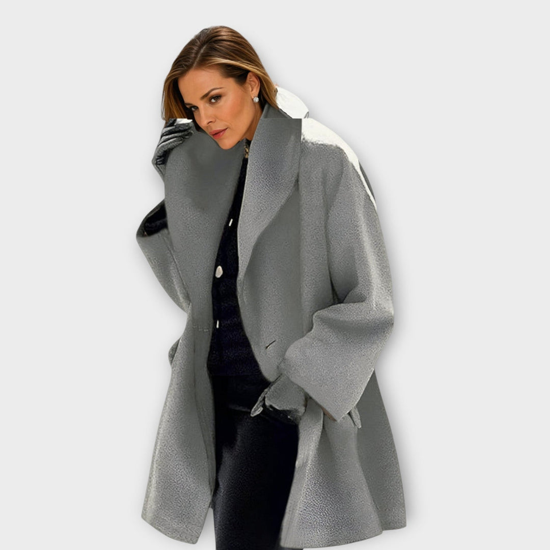 Inga | Luxurious Windproof Wool Coat
