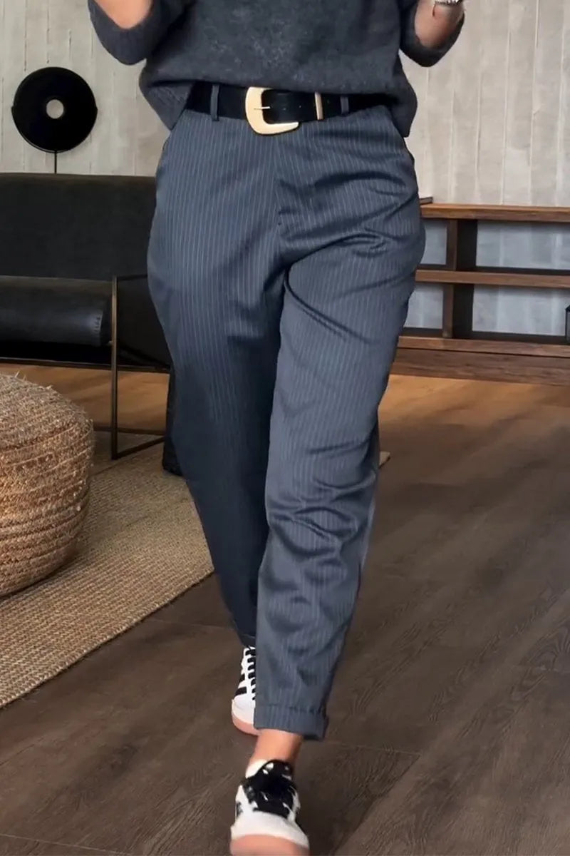 Martha | Elegant Striped Trousers