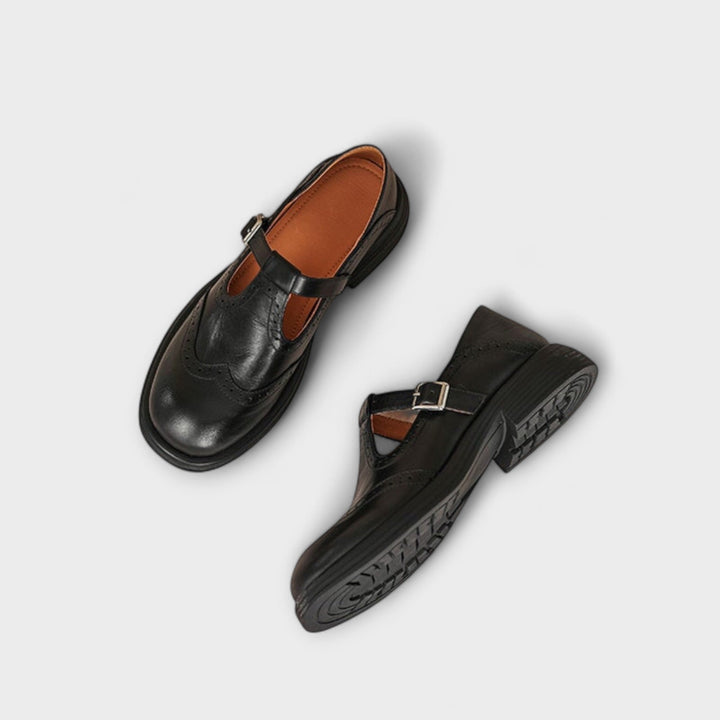 Velda | Elegant Mary Janes in Leather